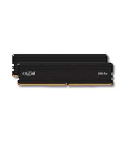 Ram PC Crucial Pro OC DDR5 6400MHz 32GB Kit (2x16GB) CL32 Black – CP2K16G64C32U5B